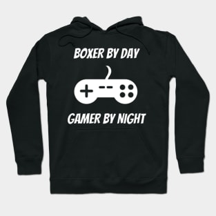 Boxer By Day Gamer By Night Hoodie